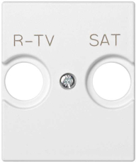 Накладка для TV-R-SAT (белый) Накладка для TV-R-SAT (белый)