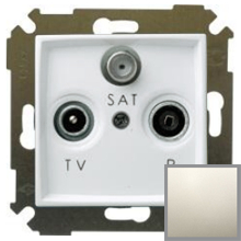 Розетка R-TV-SAT оконечная, S34 (алюминий) Розетка R-TV-SAT оконечная, S34 (алюминий)