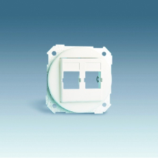 Лицевые панели SIMON 88 на 2 коннектора. RJ-45 ATT. Лицевые панели SIMON 88 на 2 коннектора. RJ-45 ATT.
