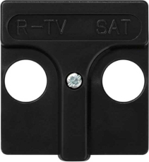 Накладка на TV-R -SAT розетку. Графит Накладка на TV-R -SAT розетку. Графит