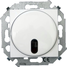 Светорегулятор с управлением от ИК пульта, проходной, 500Вт, 230В (белый)