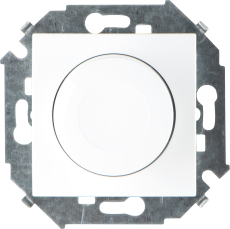 Светорегулятор поворотно-нажимной, 500Вт, 230В (белый)
