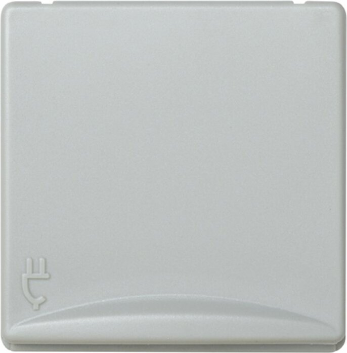 Розетка 2P+E Schuko с крышкой, шторки, винтовой зажим, 16А 250В, S27, серый Розетка 2P+E Schuko с крышкой, шторки, винтовой зажим, 16А 250В, S27, серый