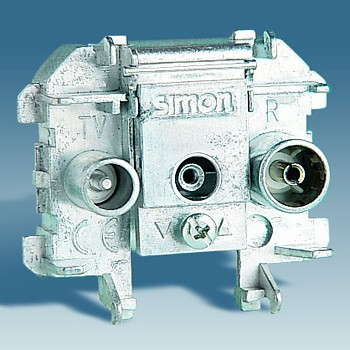 Розетка Simon 73 R-TV-SAT одиночная. Розетка Simon 73 R-TV-SAT одиночная.