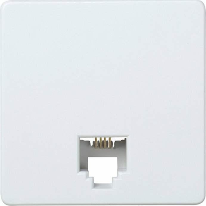 Телефонная розетка RJ-11 Simon (Белая) Телефонная розетка RJ-11 Simon (Белая)