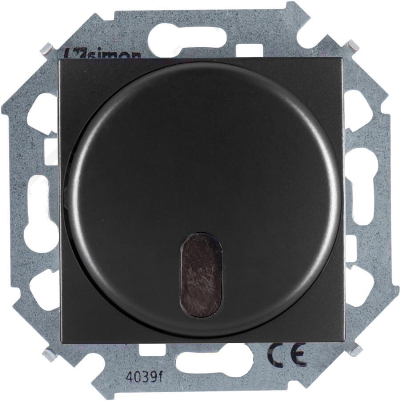 Светорегулятор с управлением от ИК пульта, проходной, 500Вт, 230В (графит)