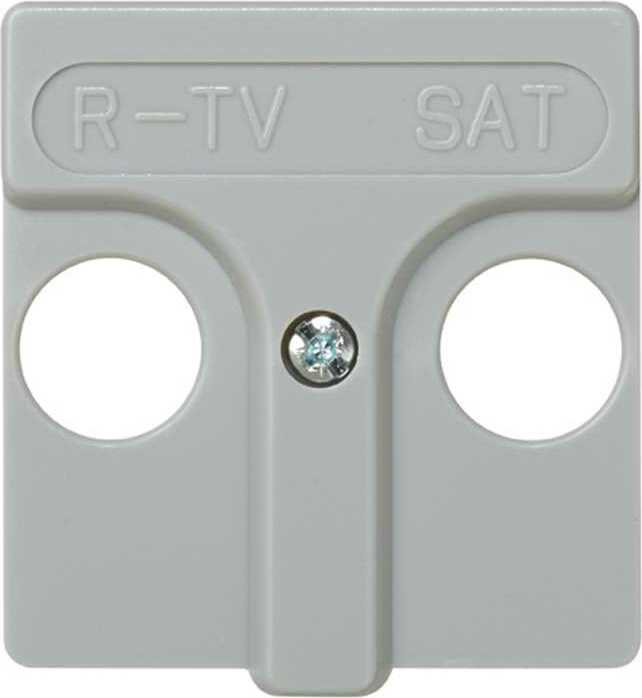 Лицевая панель для TV-R-SAT розетки (серый)