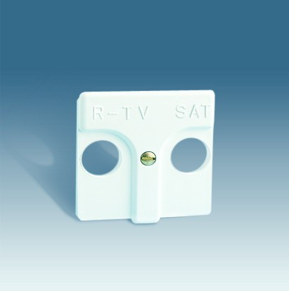Лицевая панель для TV-R -SAT розетки. (слоновая кость)