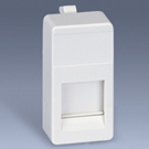 Интернет розетка RJ-45 Simon одномодульная (белый) Интернет розетка RJ-45 Simon одномодульная (белый)